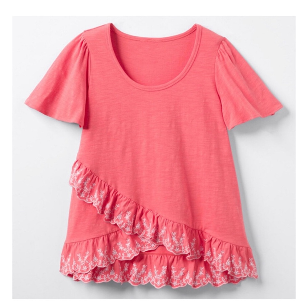 📌🆕 Matilda Jane • Eureka Springs • Embroidered Ruffle Top